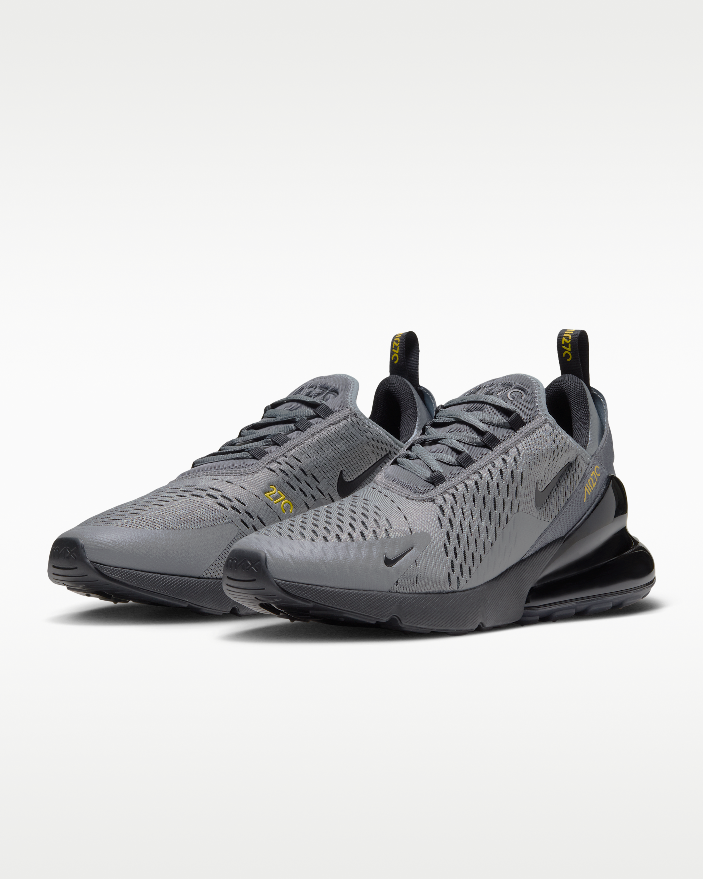 Nike Air Max 270 Men's Shoes - Smoke Grey/Chrome Yellow/Dark Smoke Grey/Black - View 5