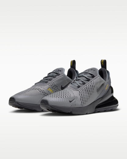 Nike Air Max 270 Men's Shoes - Smoke Grey/Chrome Yellow/Dark Smoke Grey/Black - View 5
