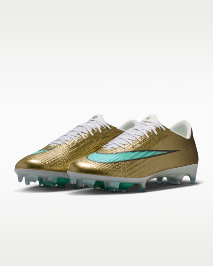 Nike Mercurial Superfly 11 Elite 'Kylian Mbappé' Firm-Ground Low-Top Football Boots - Metallic Gold/Green Glow - View 5