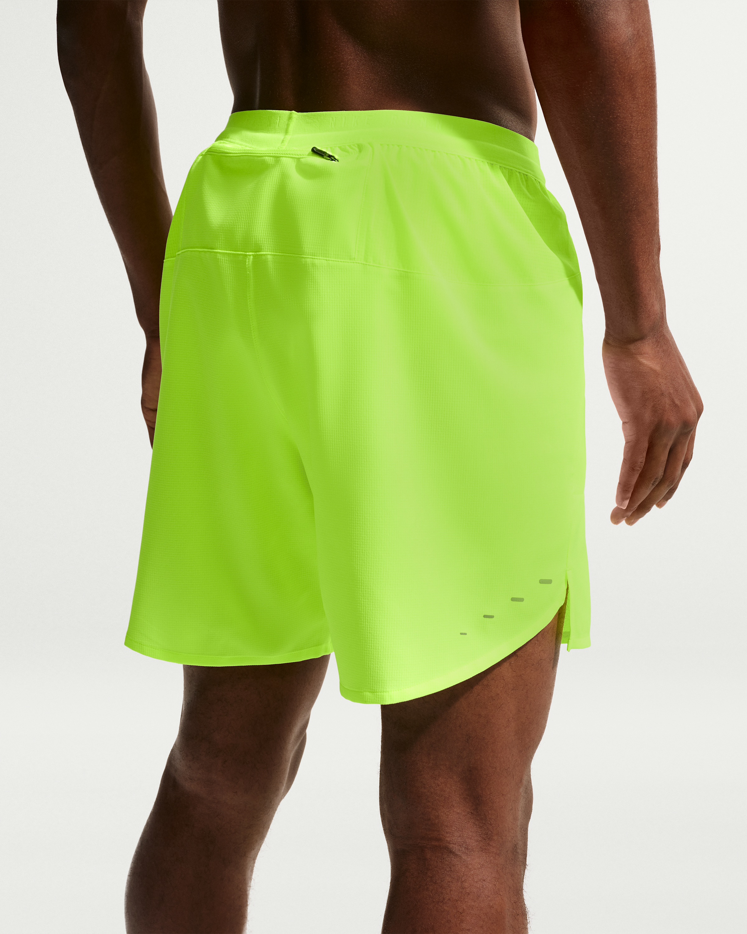 Nike Stride Men's Dri-FIT 18cm (approx.) Briefs-Lined Running Shorts - Volt Ice - View 3