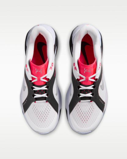 Nike Hybrid RN Men's Training Shoes - White/Black/Laser Crimson/Metallic Silver - View 4