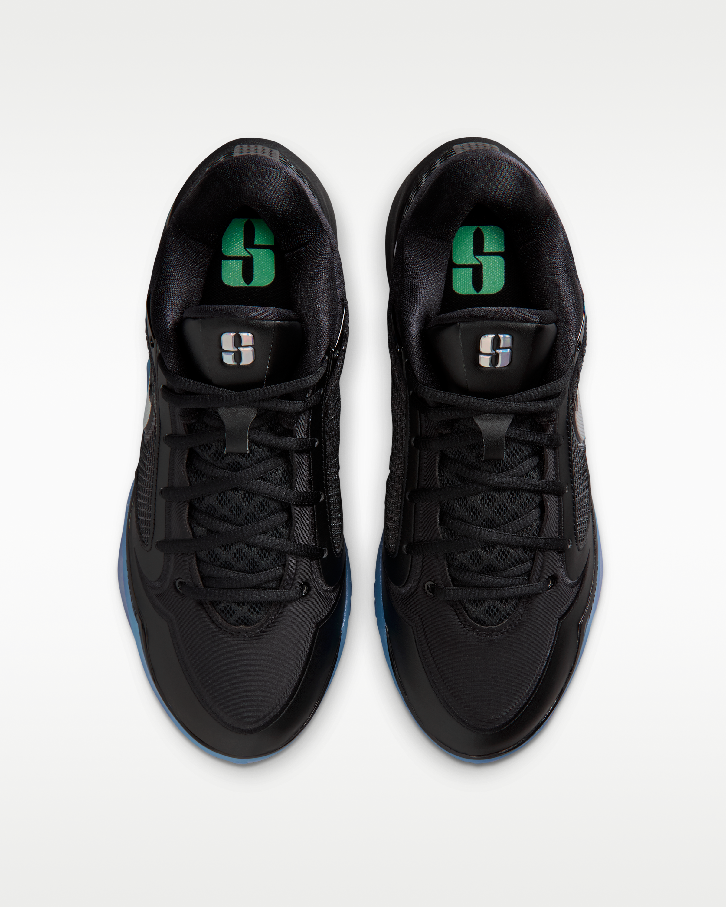 Sabrina 4 'Nike Nights' Basketball Shoes - Black/Blue Glow/Light Aqua/Multi-Colour - View 4