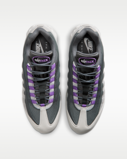 Nike Air Max 95 Big Bubble 'OG' Men's Shoes - Photon Dust/Dark Grey/Grey Fog/Bright Violet - View 4