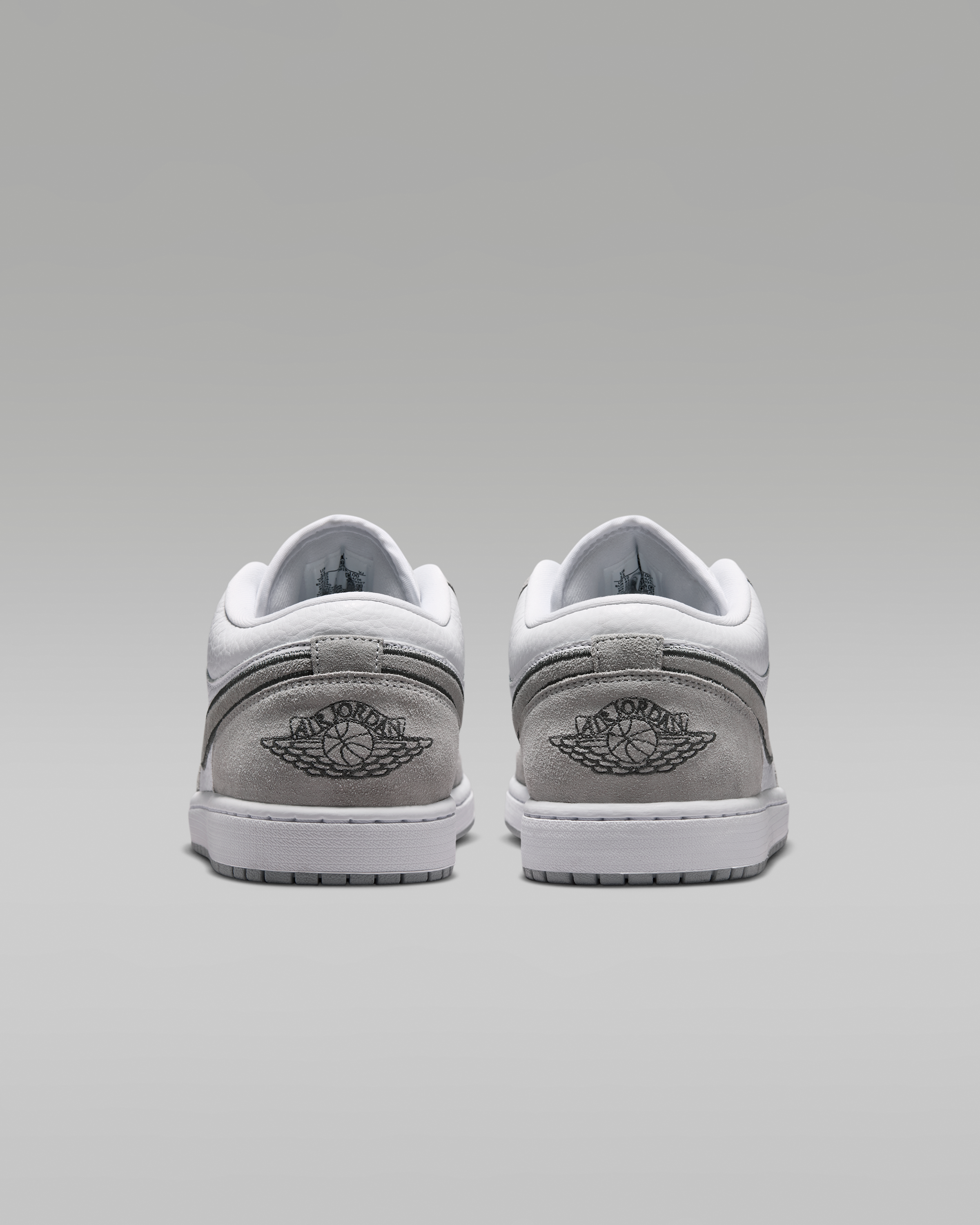 Air Jordan 1 Low SE Men's Shoes - White/Iron Grey/Wolf Grey - View 6