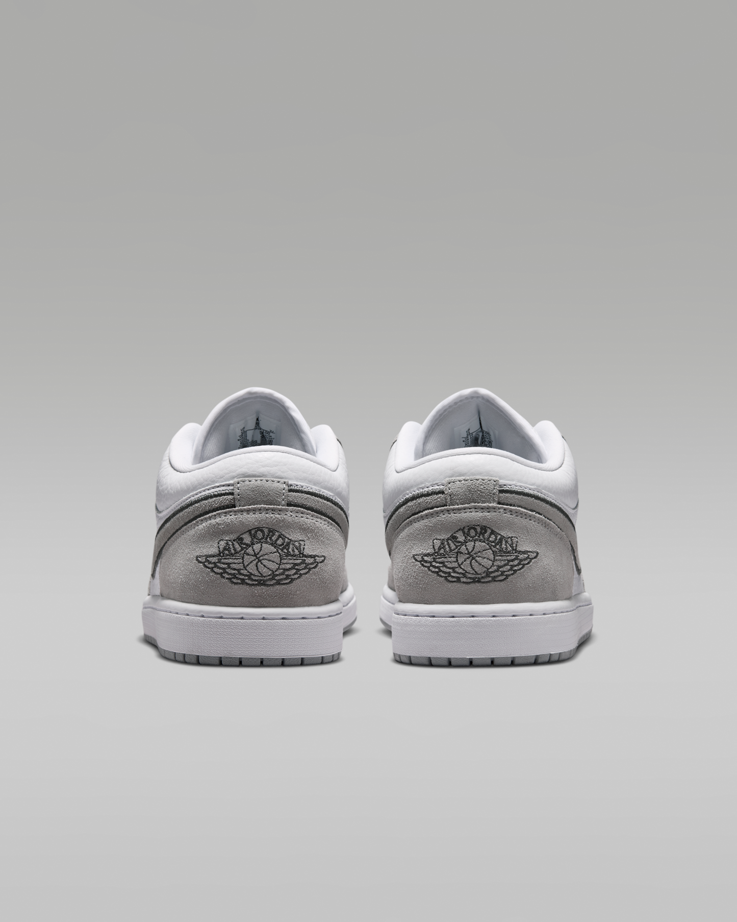 Air Jordan 1 Low SE Men's Shoes - White/Iron Grey/Wolf Grey - View 6