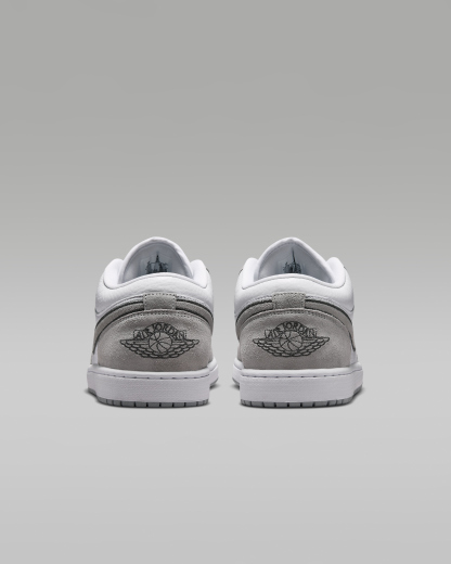 Air Jordan 1 Low SE Men's Shoes - White/Iron Grey/Wolf Grey - View 6