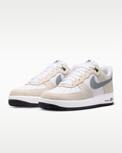 Nike Air Force 1 '07 LV8 Men's Shoes - White/Black/Cool Grey/Metallic Cool Grey - View 5