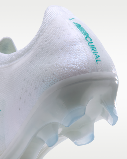 Nike Mercurial Vapor 17 Elite Firm-Ground Low-Top Football Boots - White/Dusty Cactus - View 9