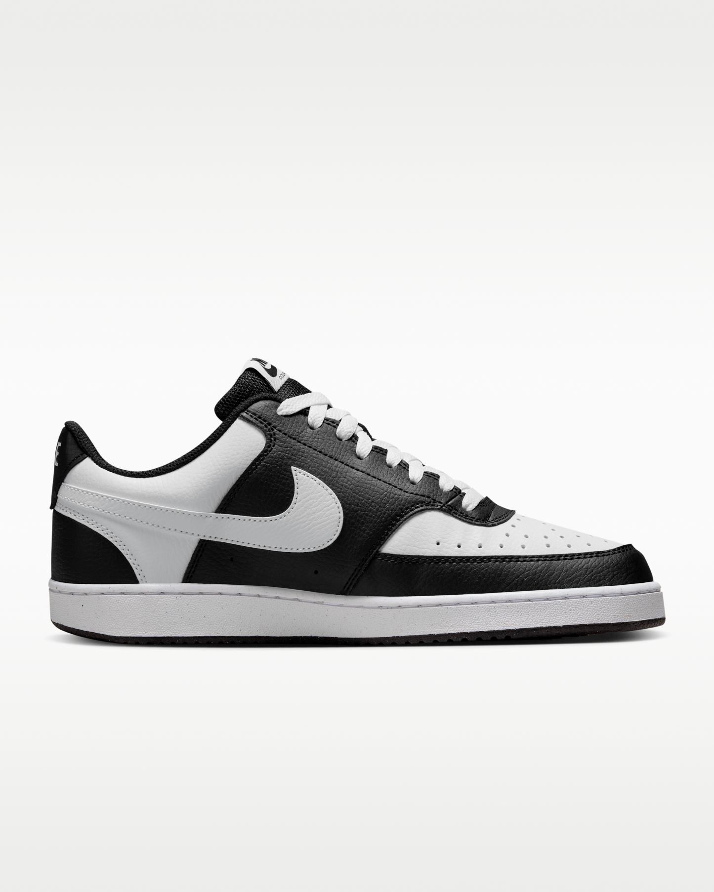Nike Court Vision Low Men's Shoes - Black/White - View 3
