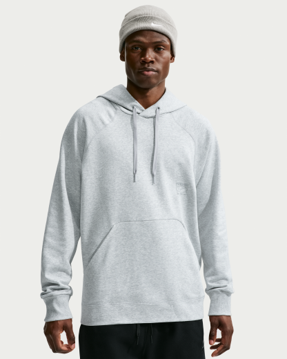 Nike N.A.C. Men's Dri-FIT Oversized Fleece Training Hoodie - Light Smoke Grey/Heather/Light Smoke Grey - View 1