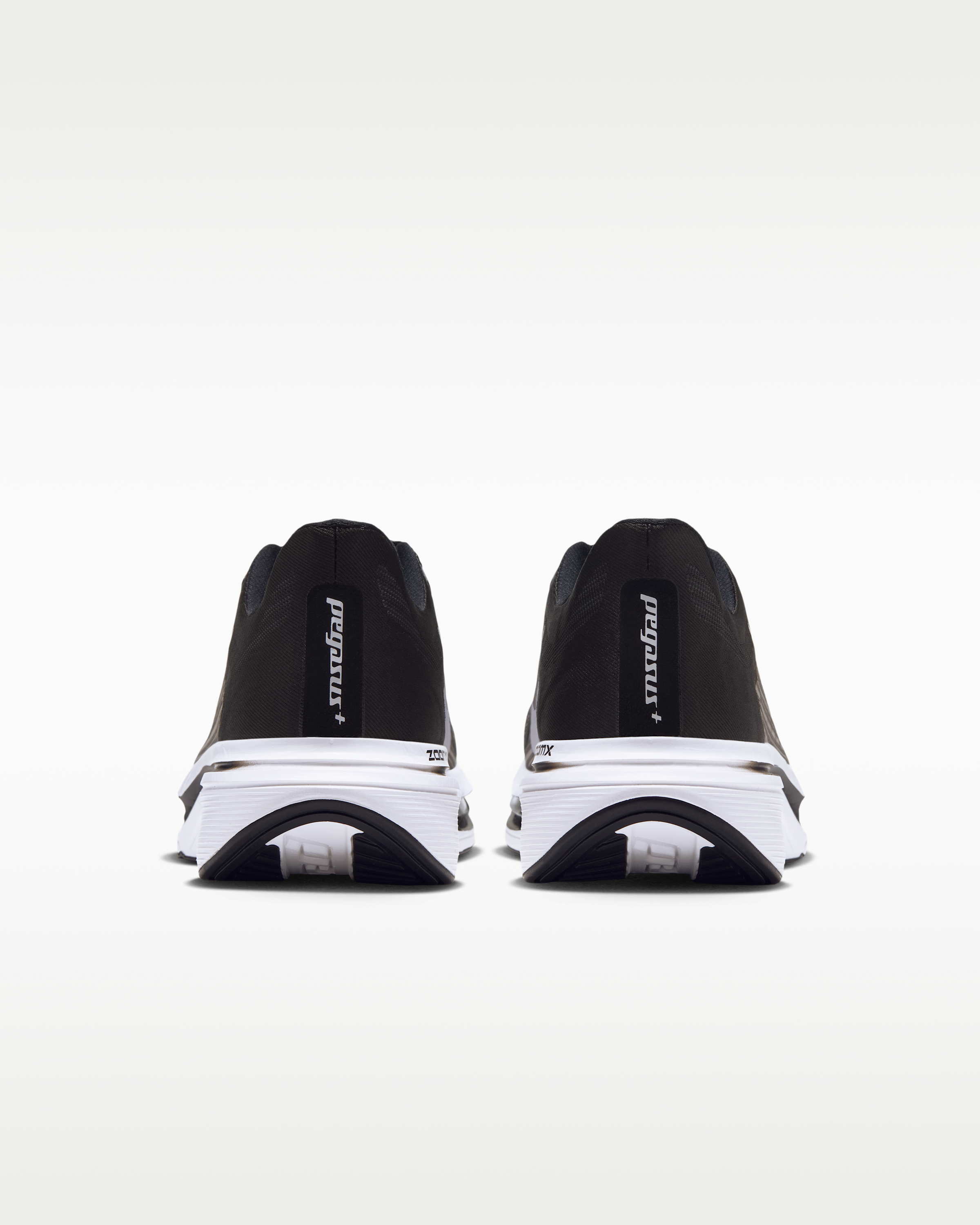 Nike Pegasus Plus 2 Women's Road-Running Shoes - Black/Smoke Grey/White - View 6