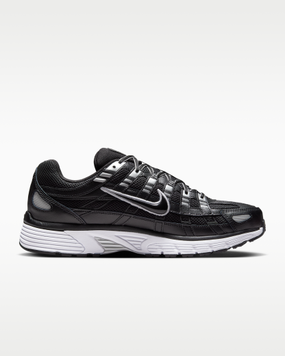 Nike P-6000 Shoes - Black/White/Metallic Silver/Black - View 3