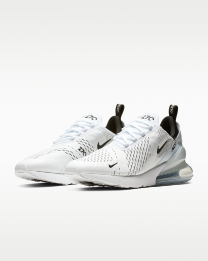 Nike Air Max 270 Men's Shoes - White/White/Black - View 3