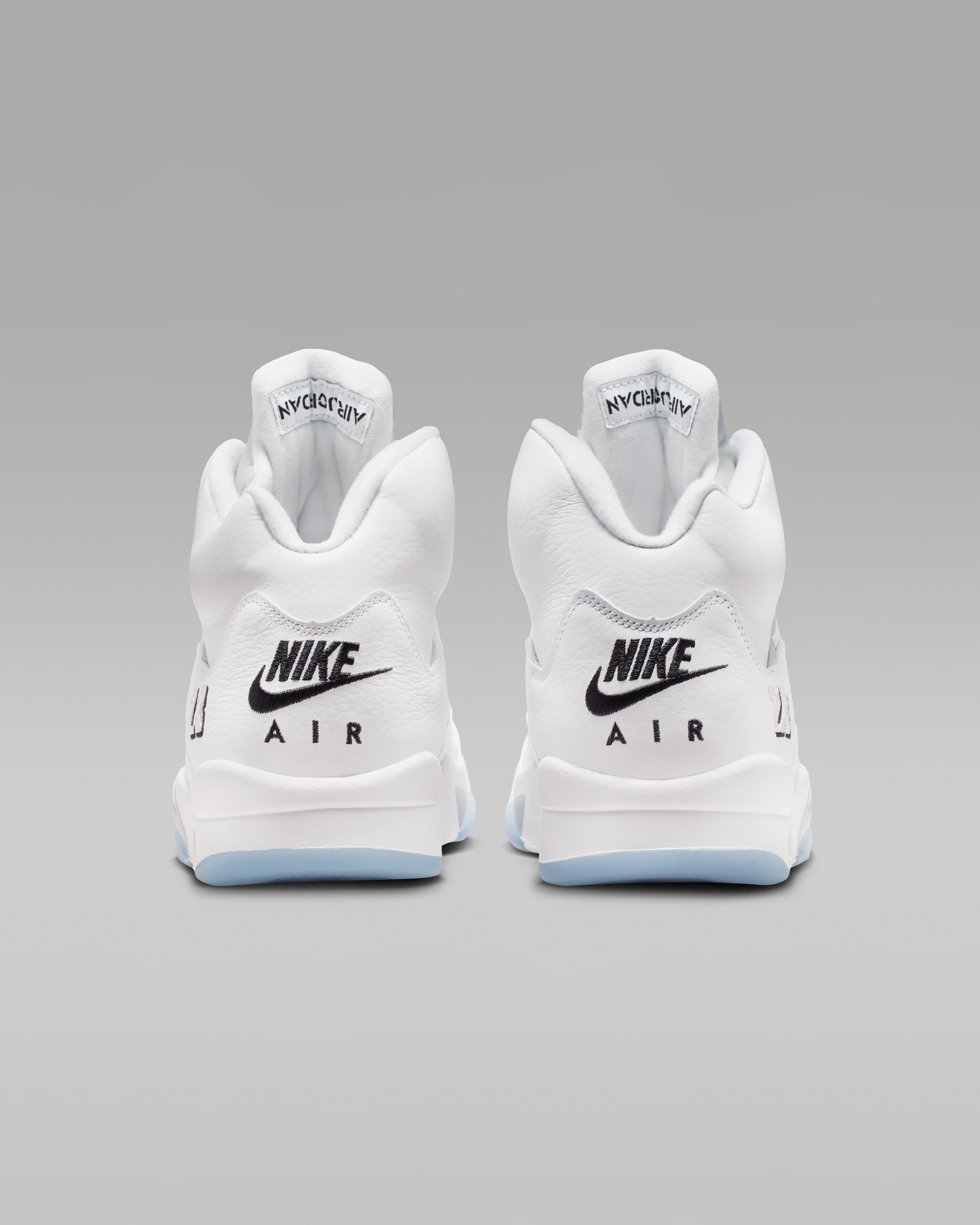 Air Jordan 5 Retro OG 'White Metallic' Men's Shoes - White/Metallic Silver/Black - View 6
