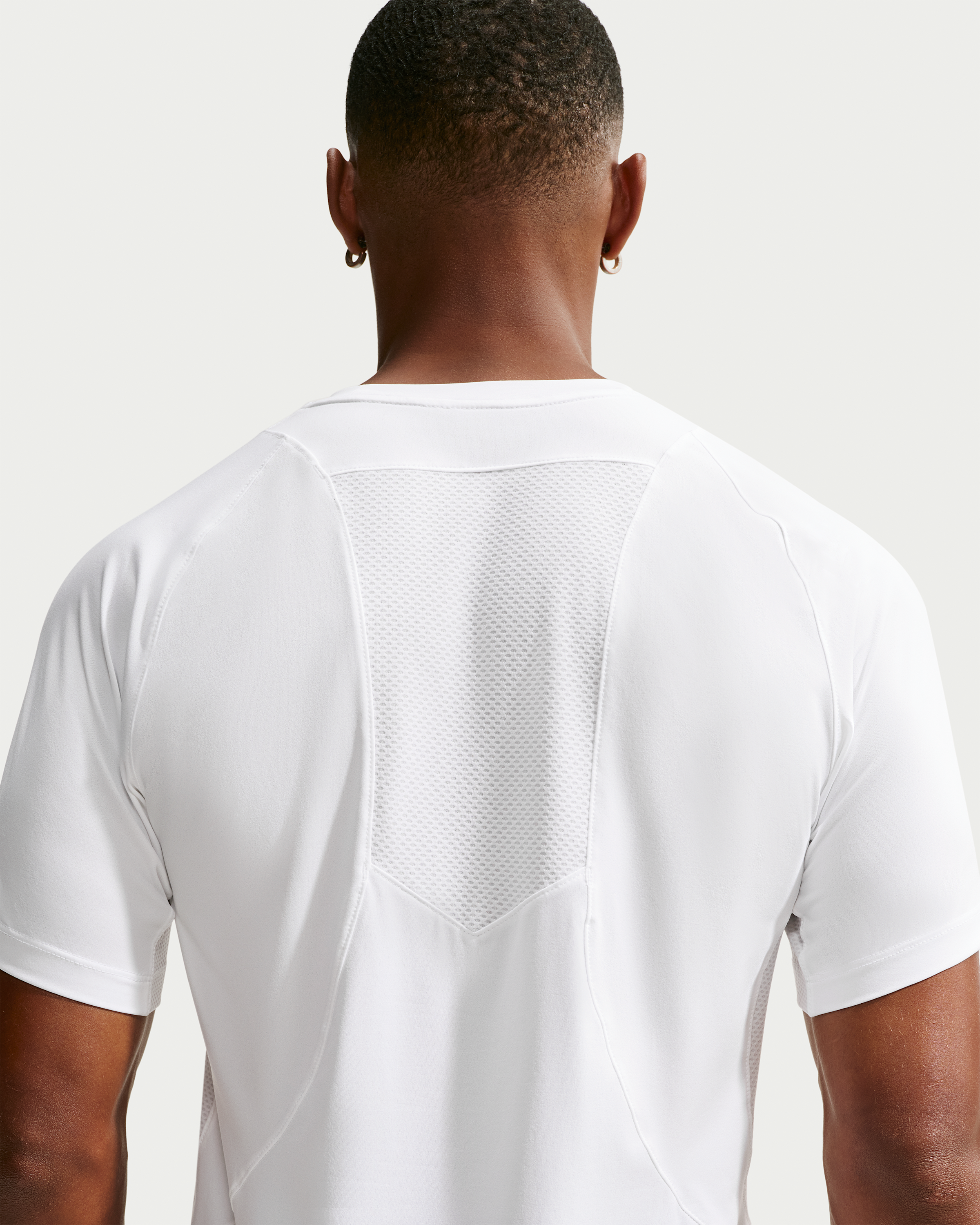 Nike Pro Training Men's Dri-FIT ADV Short-Sleeve Top - White/White/Black - View 2