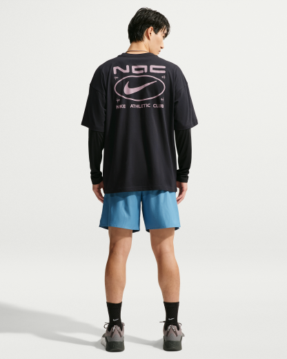 Nike N.A.C. Men's Oversized T-Shirt - Black/Purple Smoke - View 5