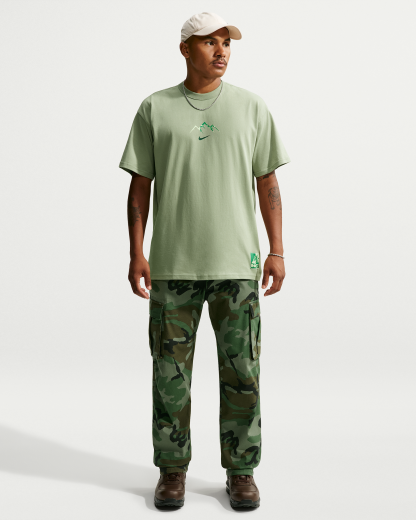 Nike Sportswear Men's T-Shirt - Dusty Olive - View 4