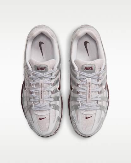 Nike P-6000 Women's Shoes - Vast Grey/Metallic Silver/Burgundy Crush - View 4