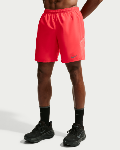 Nike Miler Men's Dri-FIT 18cm (approx.) Brief-Lined Running Shorts - Light Crimson/Bright Crimson - View 2