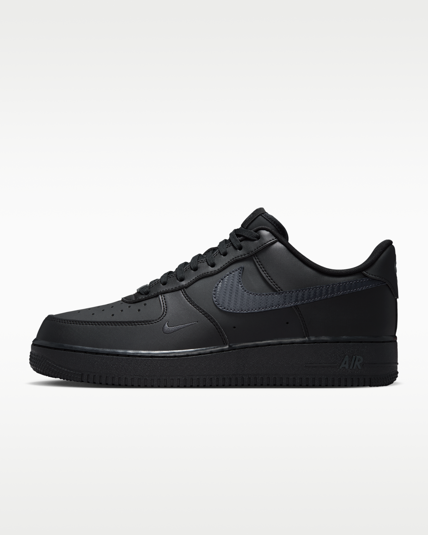 Nike Air Force 1 '07 Men's Shoes - Black/Anthracite - View 1