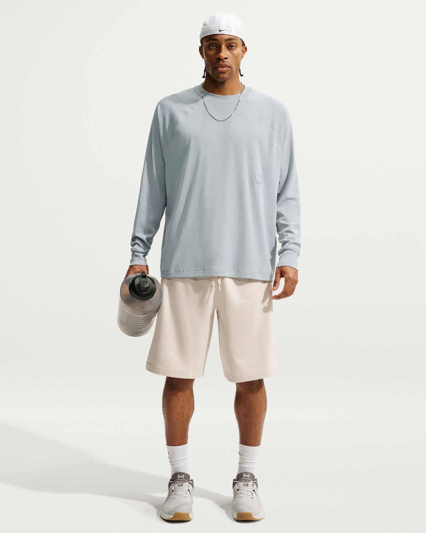 Nike N.A.C. Men's Dri-FIT Long-Sleeve Top - Light Smoke Grey/Light Smoke Grey - View 4