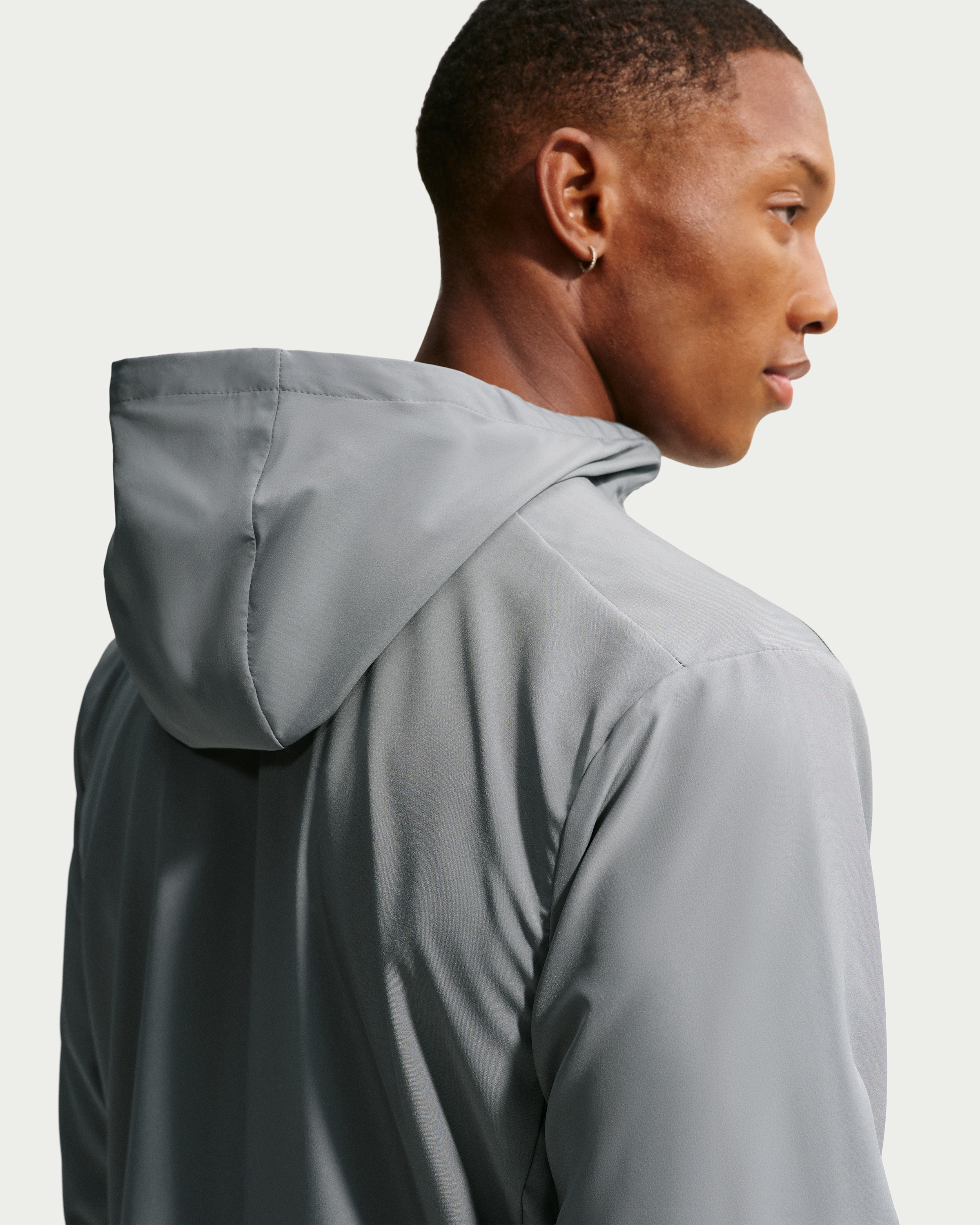 Nike Form Men's Dri-FIT Hooded Versatile Jacket - Smoke Grey - View 2