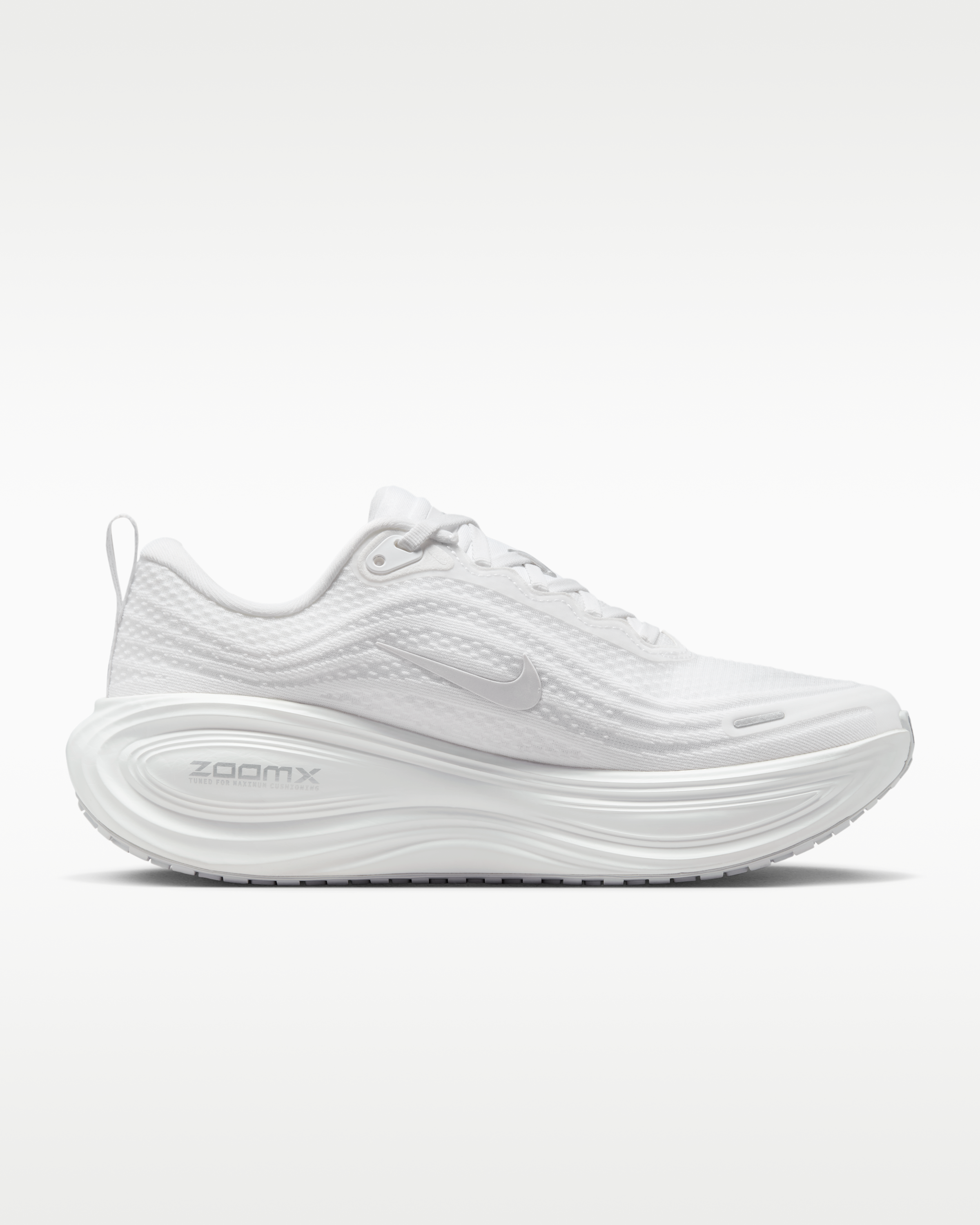 Nike Vomero Plus Women's Road Running Shoes - White/Photon Dust/Metallic Silver/Summit White - View 3