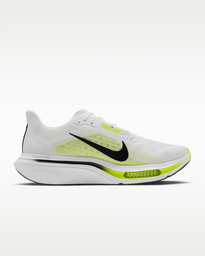 Nike Pegasus Plus 2 Men's Road-Running Shoes - White/Lemon Venom/Black - View 3