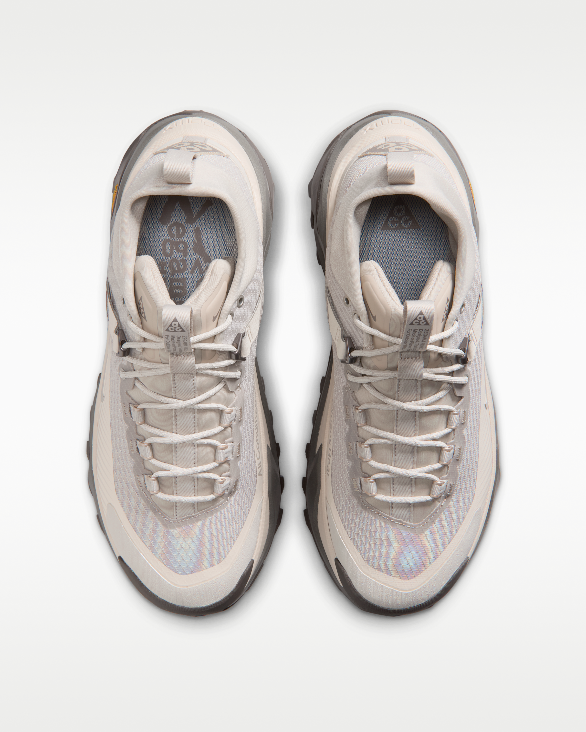 ACG Zegama Hike Men's Hiking Shoes - Cream II/Light Orewood Brown/Cave Stone/Cream II - View 4