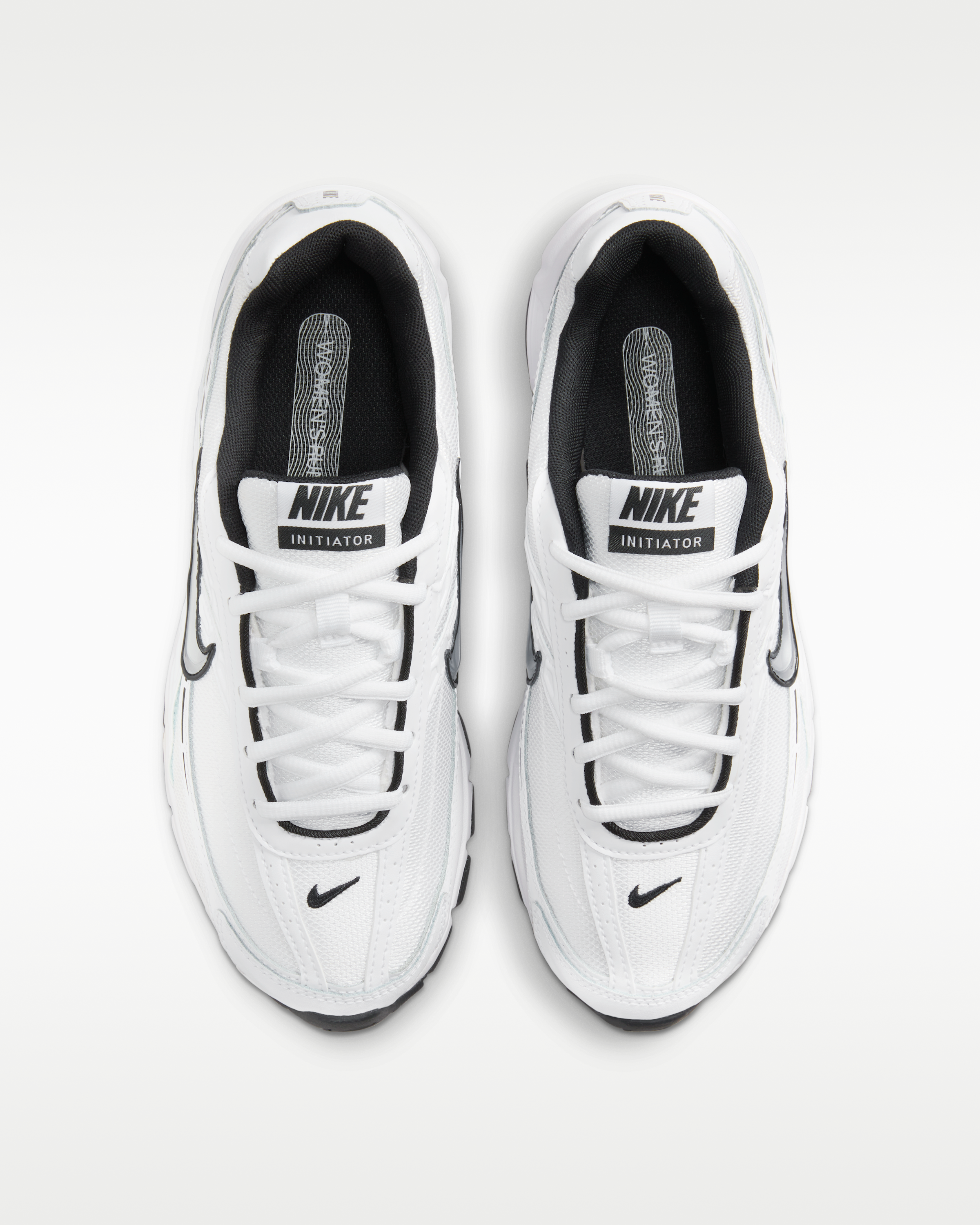 Nike Initiator Women's Shoes - White/White/Black/Metallic Silver - View 4