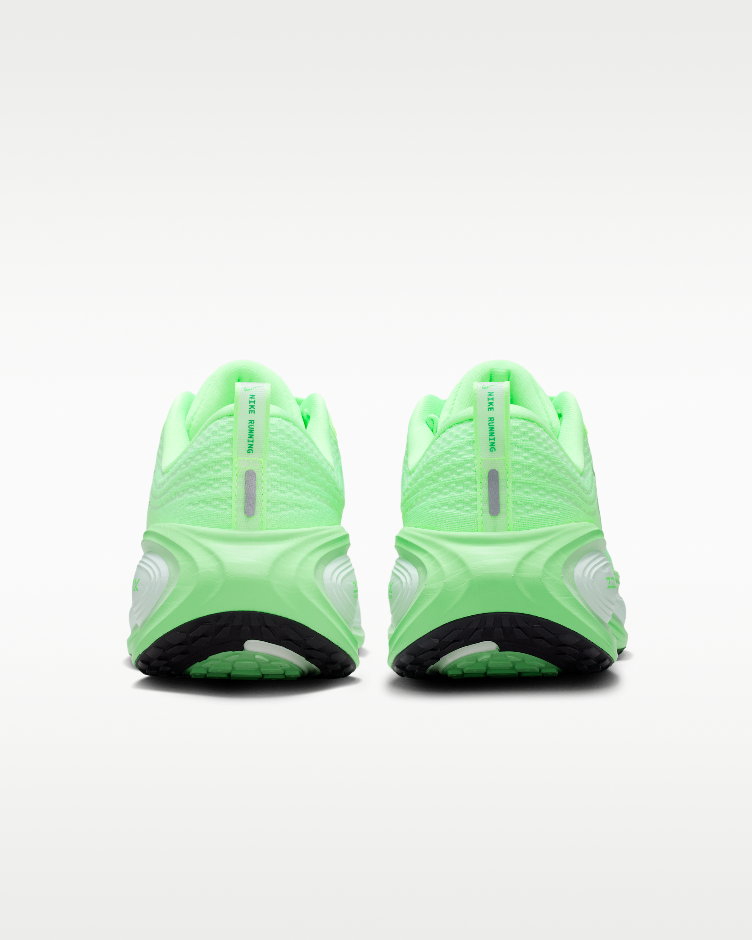 Nike Vomero Plus Women's Road Running Shoes - White/Illusion Green/Cucumber Calm/Metallic Silver - View 6