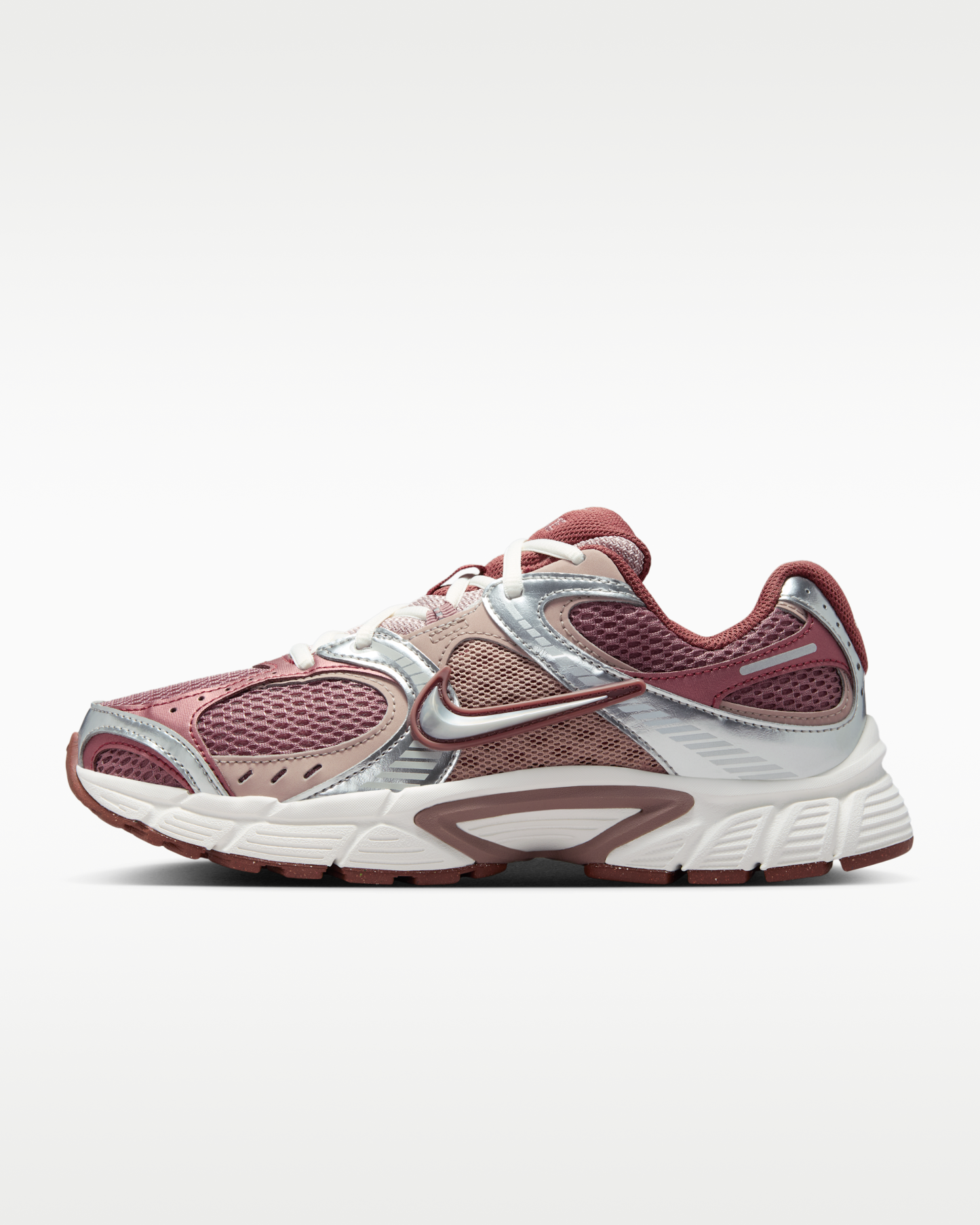 Nike V5 RNR Women's Shoes with Reflective Design Accents - Smokey Mauve/Red Sepia/Malt/Metallic Silver - View 1