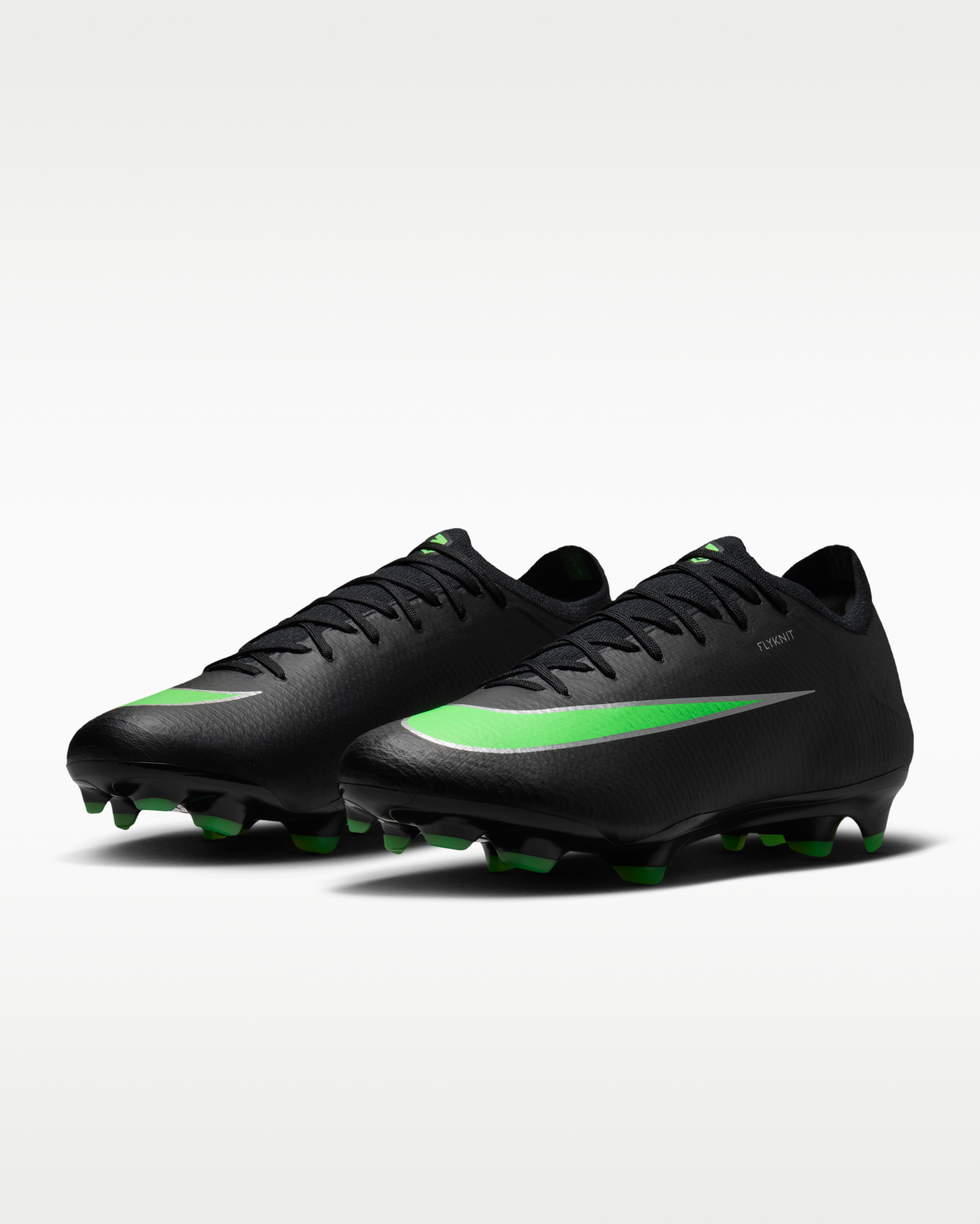 Nike Mercurial Vapor 17 Pro Firm-Ground Low-Top Football Boots - Black/Black/Illusion Green - View 5