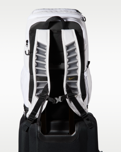 Nike Varsity Elite Backpack (32L) - White/Black/Metallic Gold - View 10