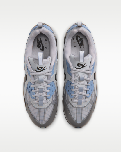 Nike Air Max 90 Drift Men's Shoes - Medium Ash/Work Blue/Wolf Grey/Black - View 4