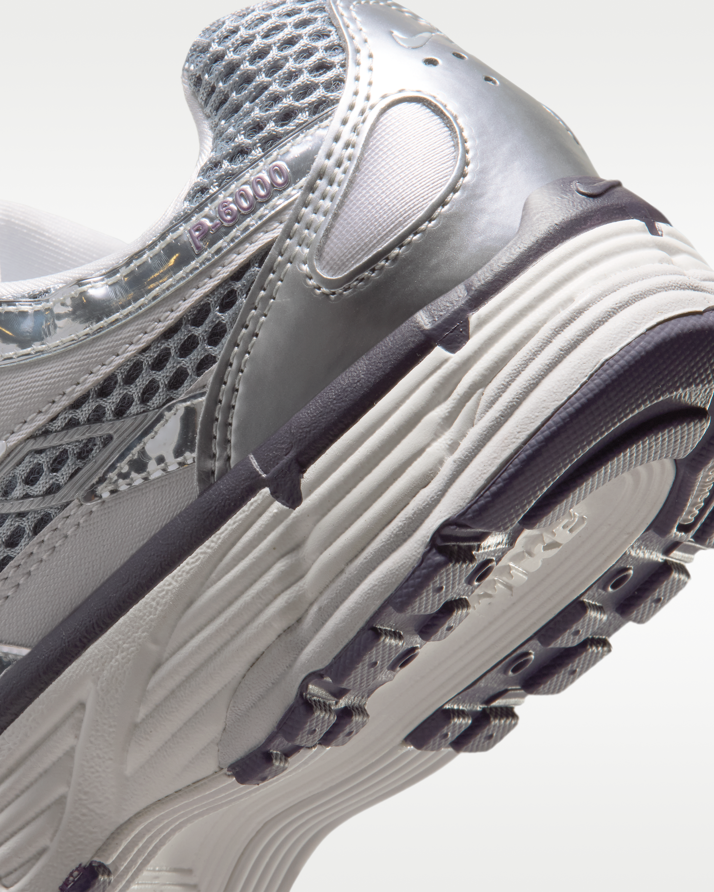Nike P-6000 Women's Shoes - Vast Grey/Metallic Silver/Stealth/Dark Raisin - View 8