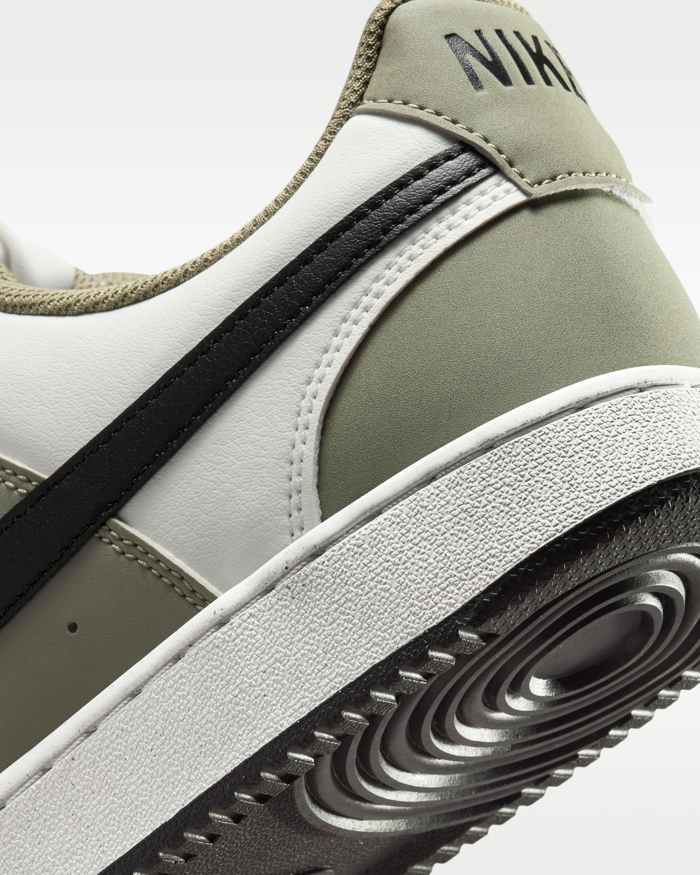 Nike Court Vision Low Men's Shoes - Summit White/Silver Sage/Black - View 8