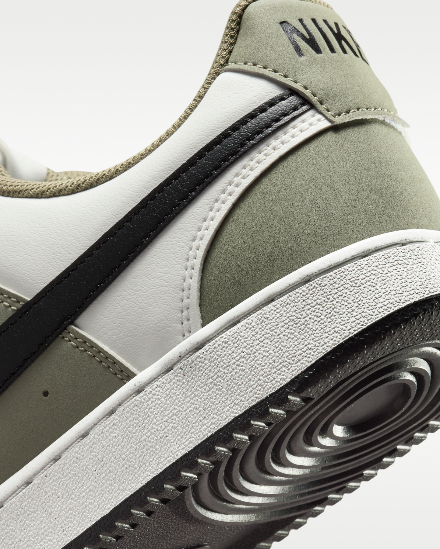 Nike Court Vision Low Men's Shoes - Summit White/Silver Sage/Black - View 8