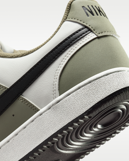 Nike Court Vision Low Men's Shoes - Summit White/Silver Sage/Black - View 8