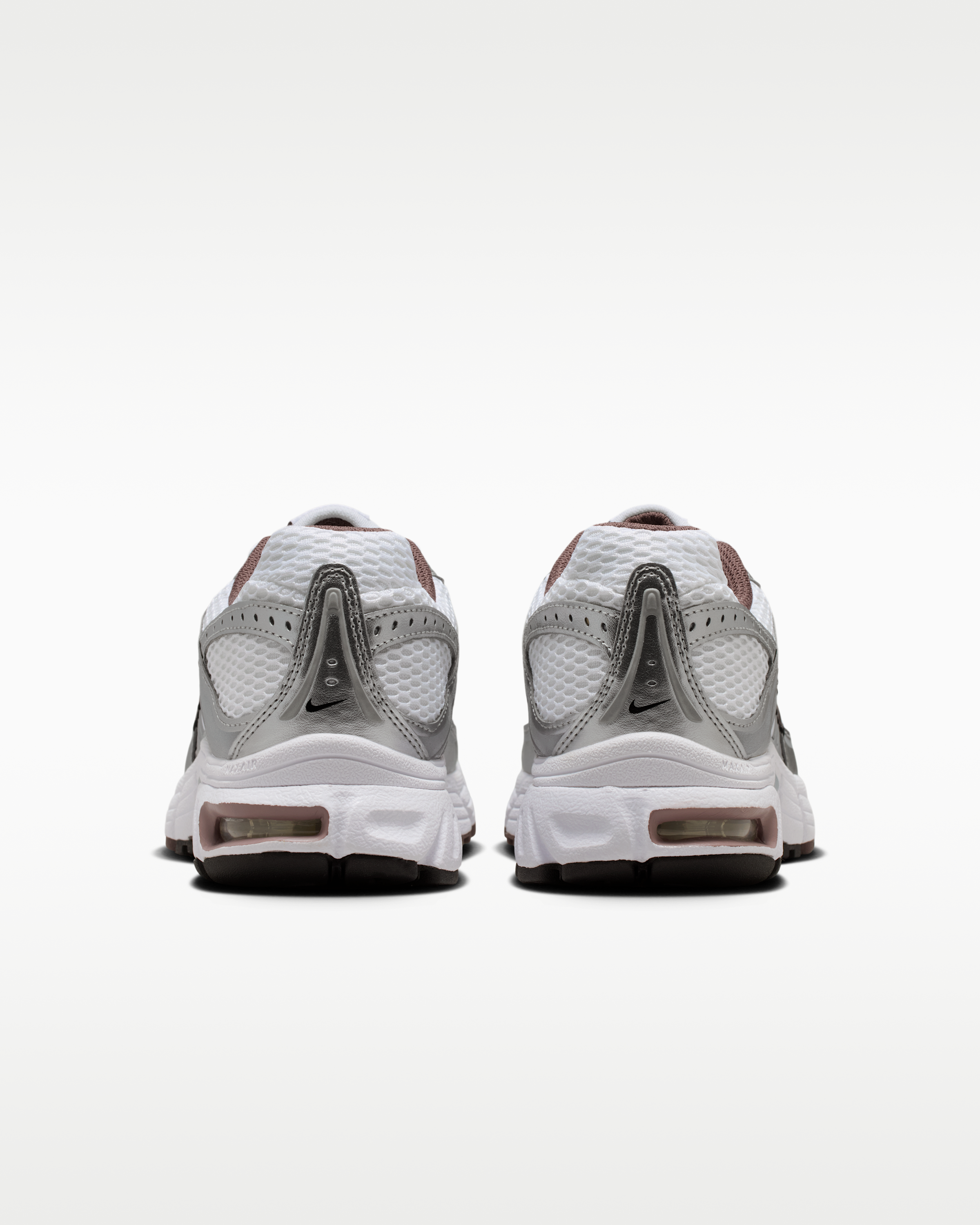 Nike Air Max Moto 2K Women's Shoes with Reflective Design Accents - White/Metallic Silver/Black/Tattoo - View 6
