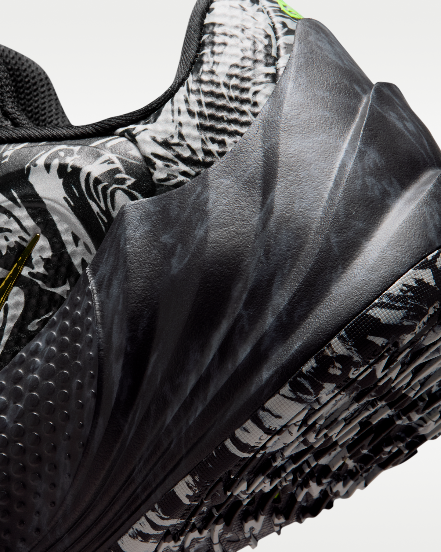 Giannis Freak 8 'Etched in Stone' Basketball Shoes - Black/Light Smoke Grey/Volt - View 8