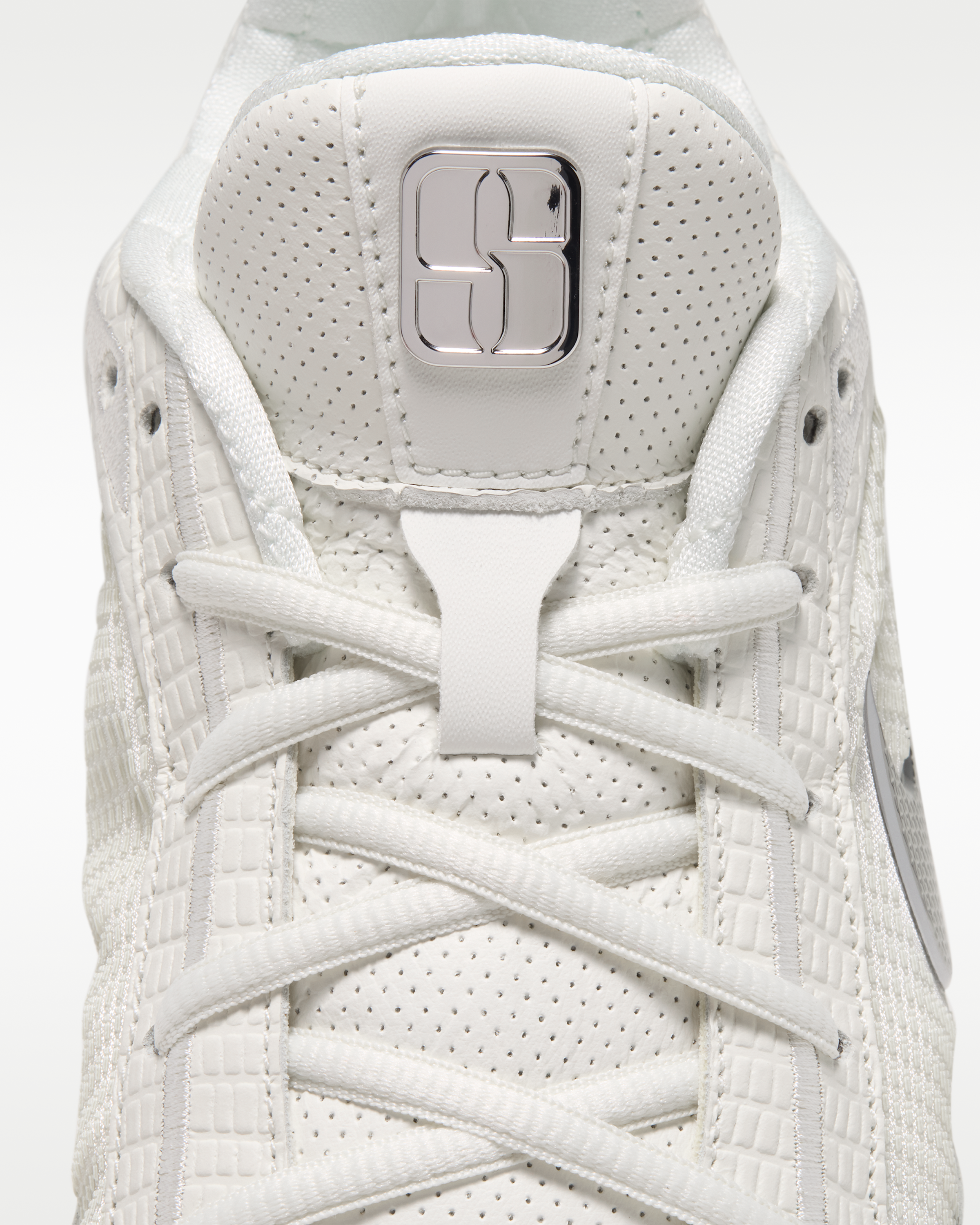 Sabrina 4 'White Label LX' Basketball Shoes - Sail/Sail/Metallic Silver - View 9