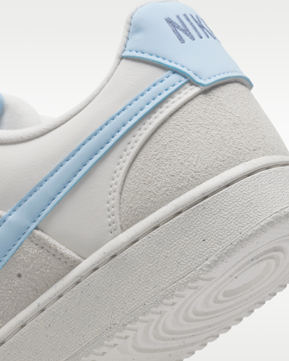 Nike Court Vision Low Women's Shoes - Phantom/Light Bone/Diffused Blue/Psychic Blue - View 8