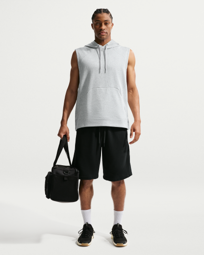 Nike N.A.C. Men's Dri-FIT Fleece Training Shorts - Black/Black - View 1