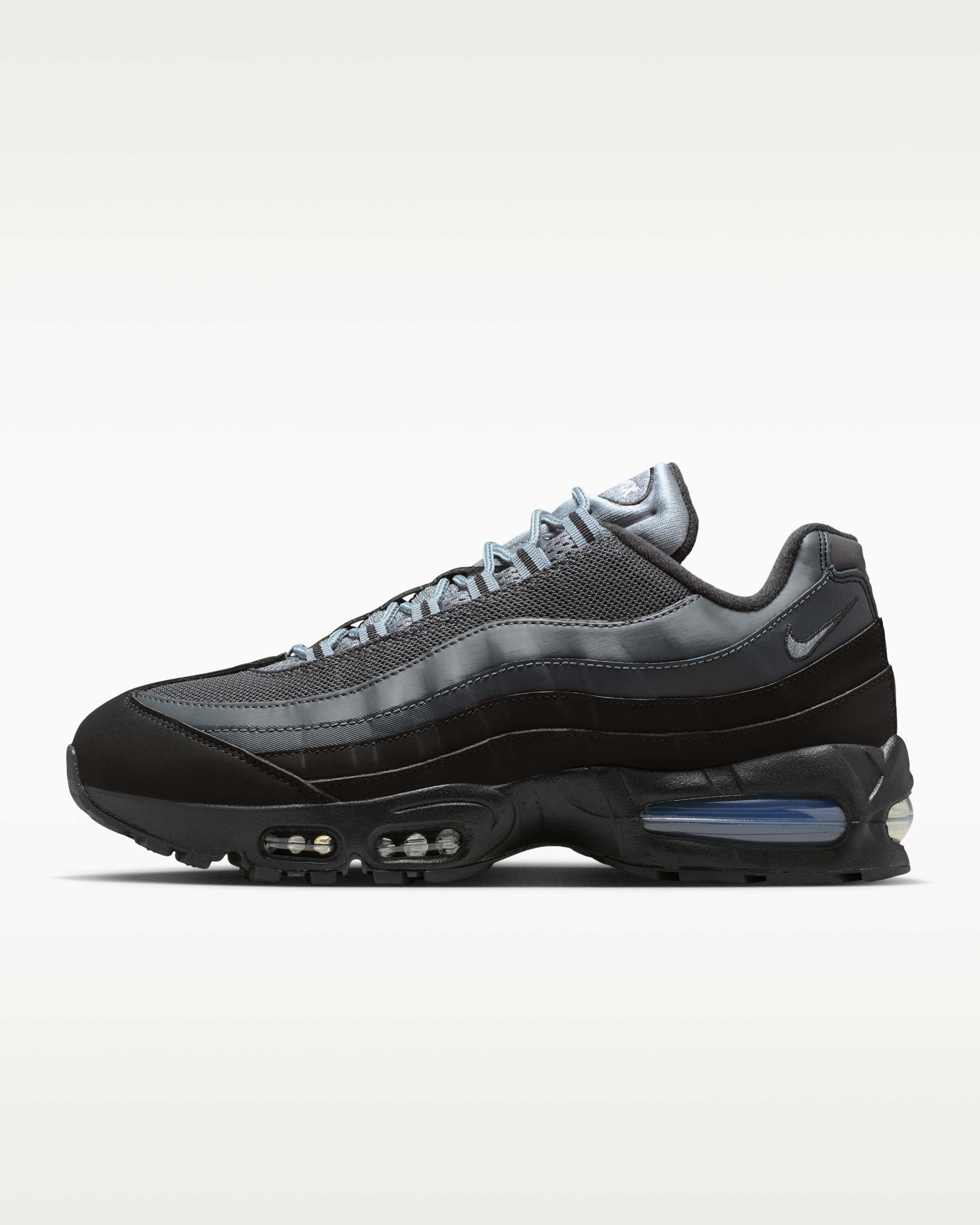Nike Air Max 95 Big Bubble Men's Shoes - Black/Lime Blast/Anthracite/Metallic Silver - View 1