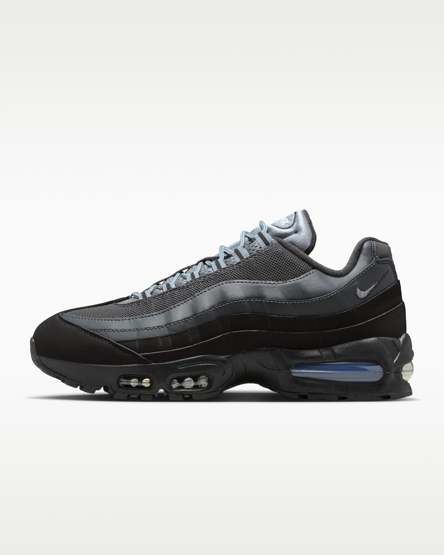 Nike Air Max 95 Big Bubble Men's Shoes - Black/Lime Blast/Anthracite/Metallic Silver - View 1