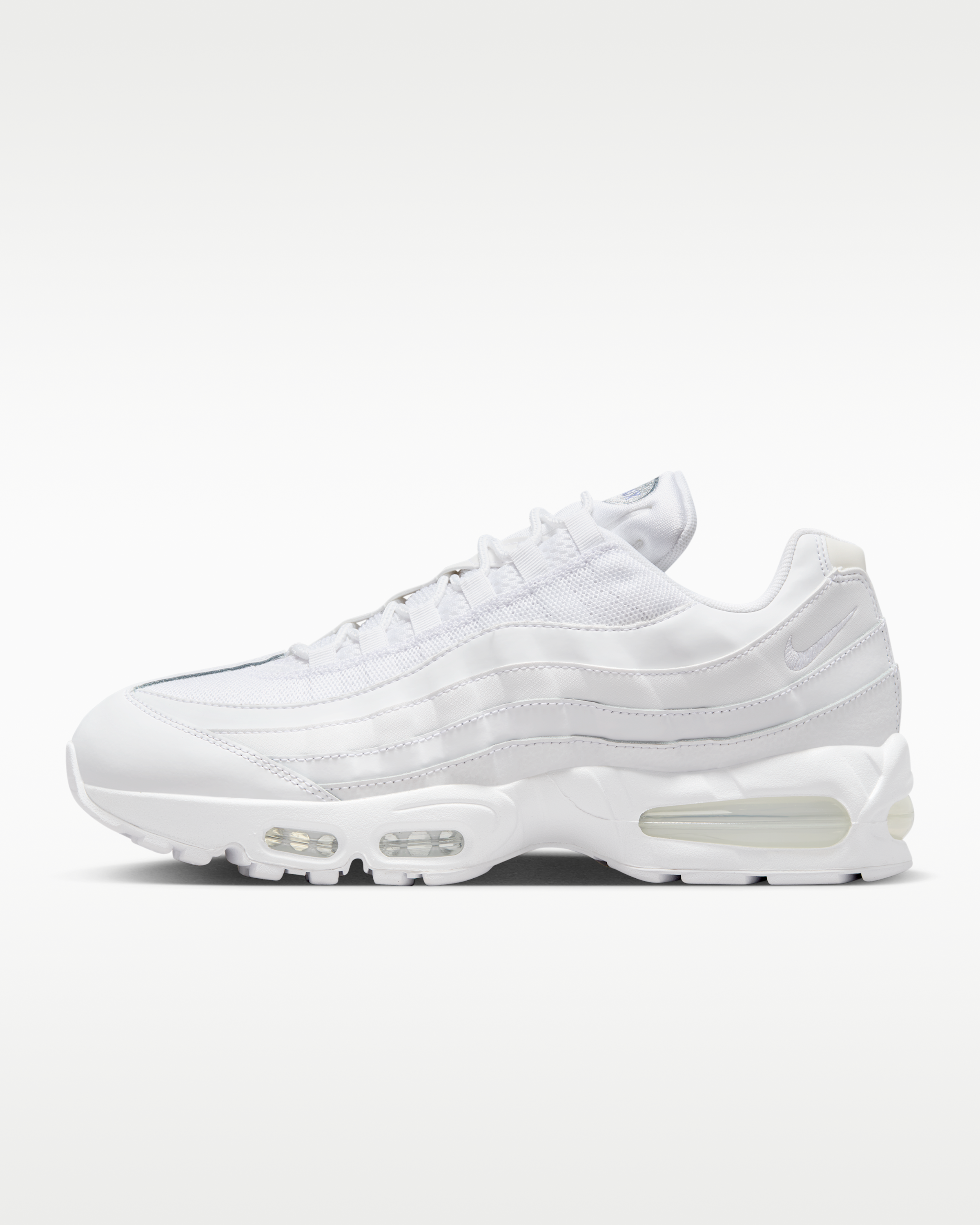Nike Air Max 95 Big Bubble Men's Shoes - White/White/Pure Platinum/White - View 1