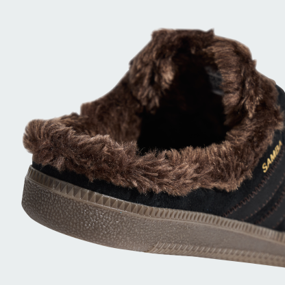adidas SAMBA OG MULE SHOES - Core Black / Core Black / Dark Brown - View 10