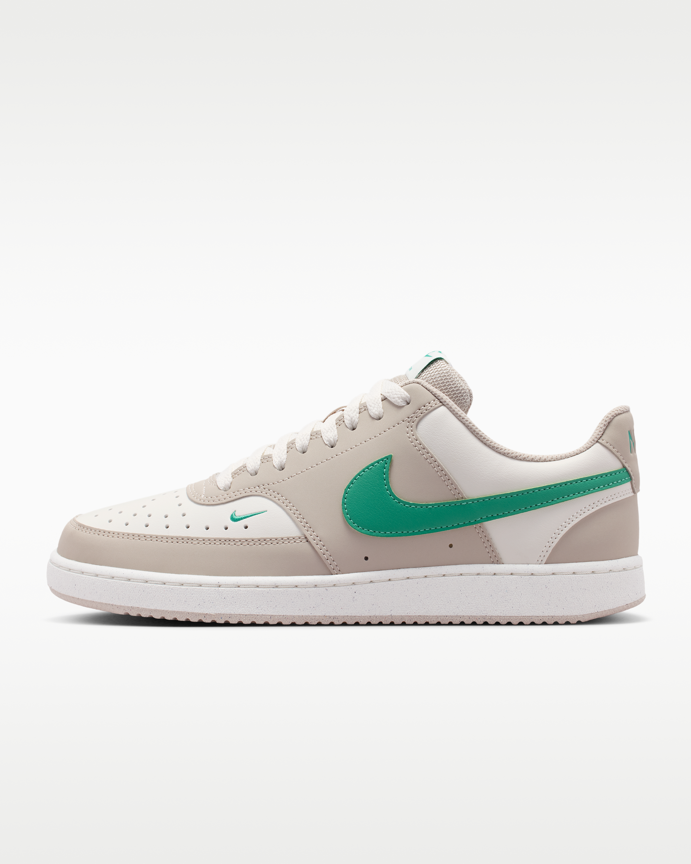 Nike Court Vision Low Men's Shoes - Sail/Cream II/Emerald Green - View 1