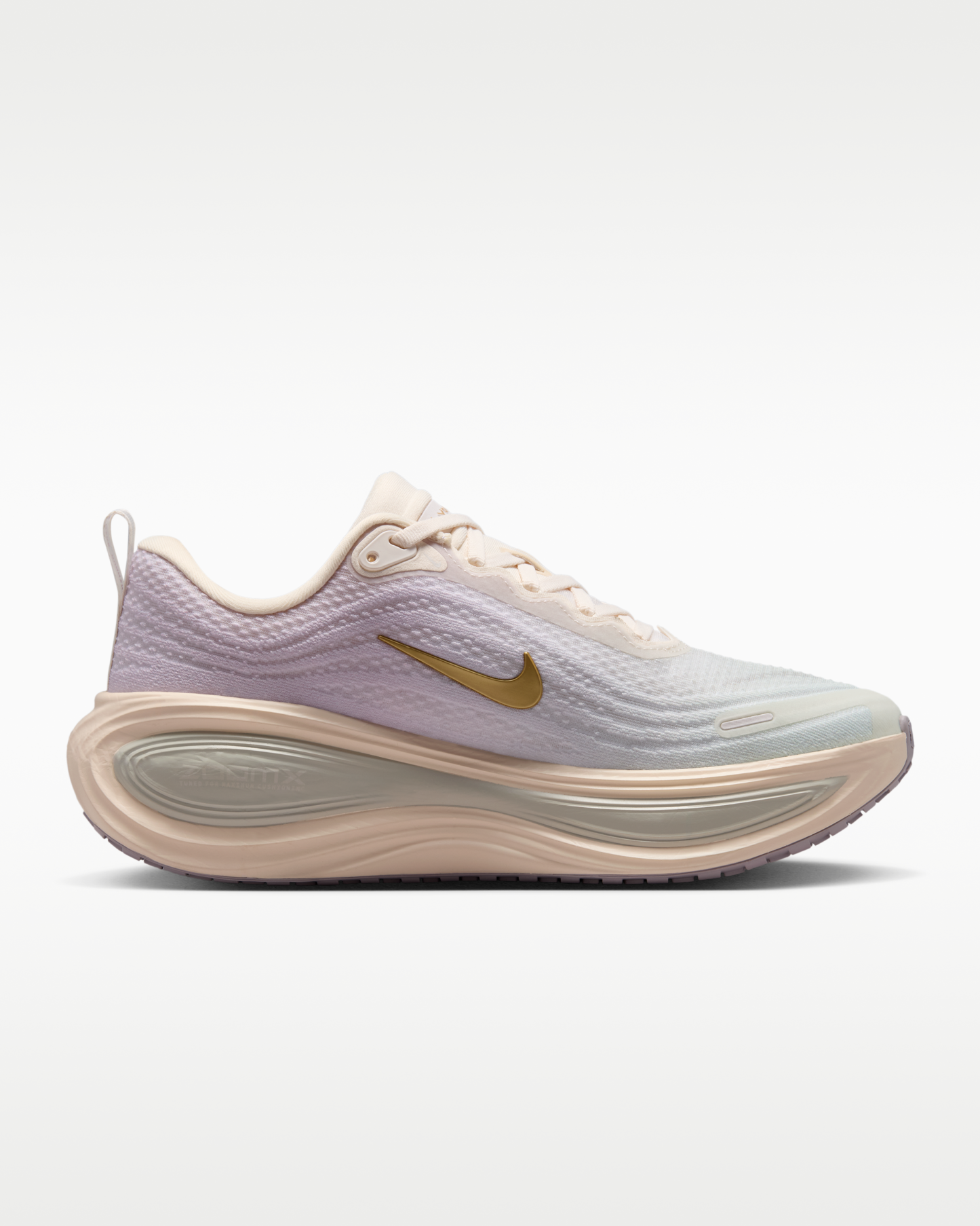 Nike Vomero Plus Women's Road Running Shoes - Chalk/Bleached Lilac/Spruce Aura/Metallic Gold - View 3